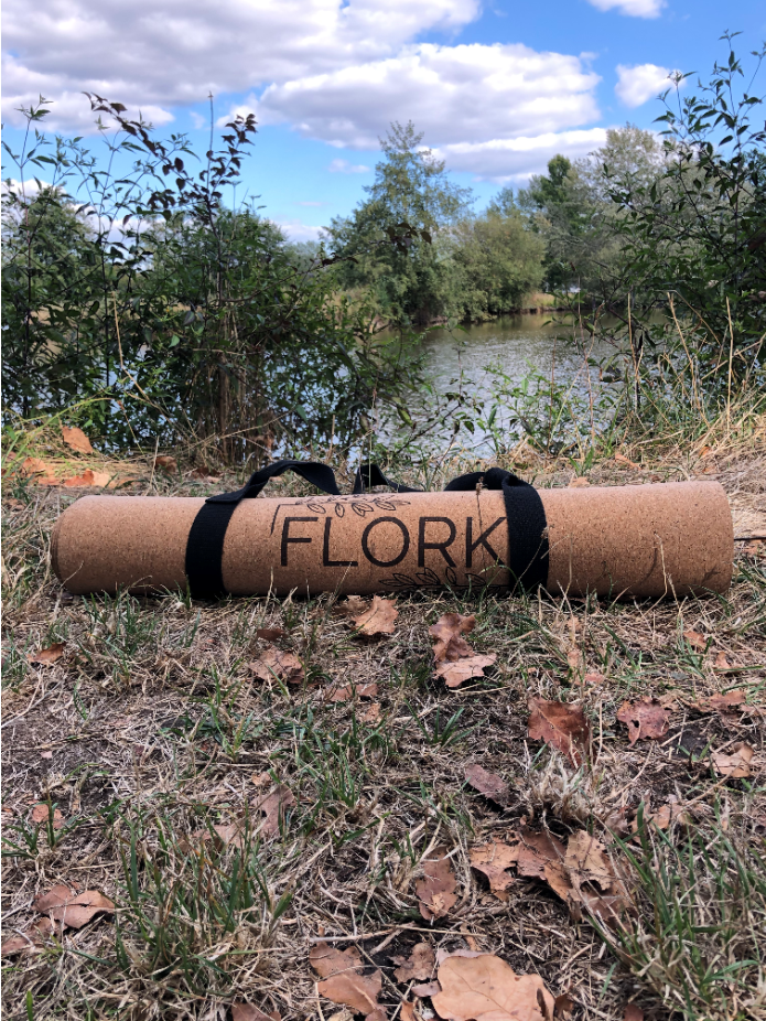 FLORK YOGAMATTE AUS KORK - mit kleinen Schönheitsfehlern - FLORK